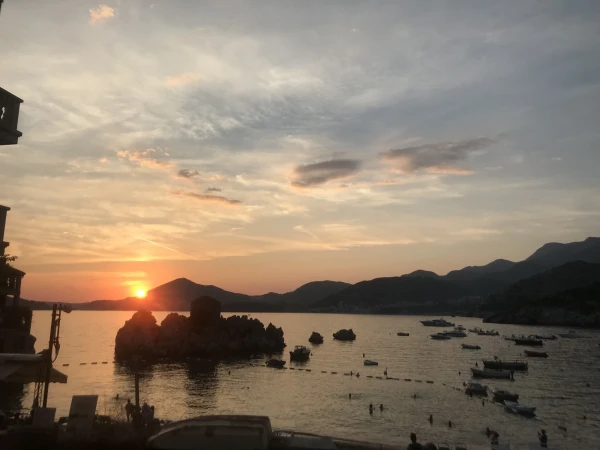 Пржно. Закат