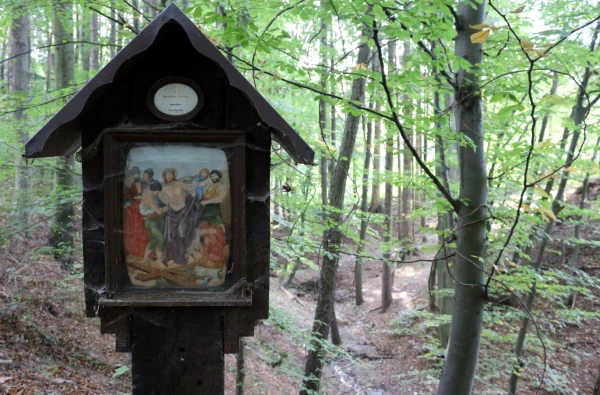 Путь к часовне от ресторана Waldschenke