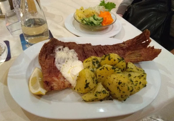 Карп по-сербски в ресторане Binger