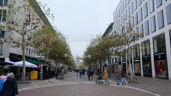 Пешеходная улица Grosse Bockenheimer Strasse