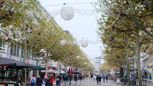 Пешеходная улица Grosse Bockenheimer Strasse