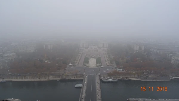Tour Eiffel, 2e etage: виды...