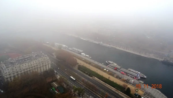 Tour Eiffel, 2e etage: виды...