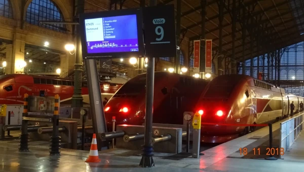 Наш Thalys: Париж - Брюссель - Дортмунд...
