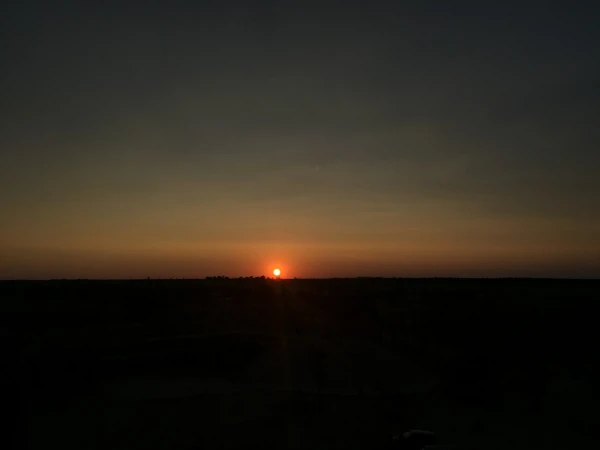 Заход солнца