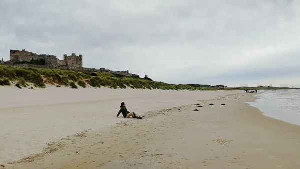 Bamburgh beach