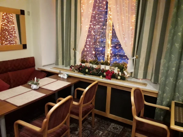 в ресторане