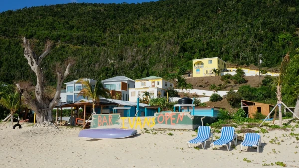 Остров Jost Van Dyke (Йост Ван Дайк). Пляж White Bay
