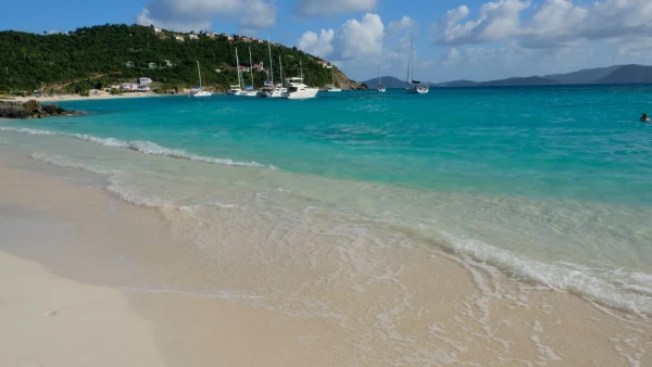 Остров Jost Van Dyke (Йост Ван Дайк). Пляж White Bay
