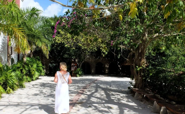 На территории  парка Шкарет (Xcaret Park) 