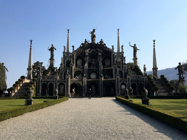 На Изола Белла (Isola Bella). В дворцовом парке