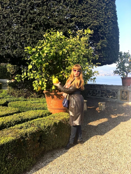 На Изола Белла (Isola Bella). В дворцовом парке