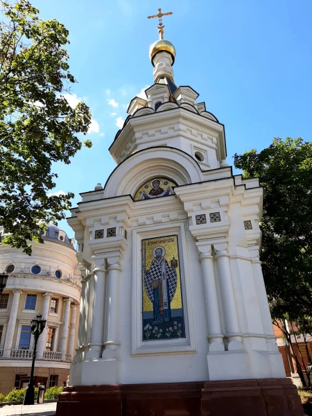 ул. Знаменка. Часовня Николая Можайского