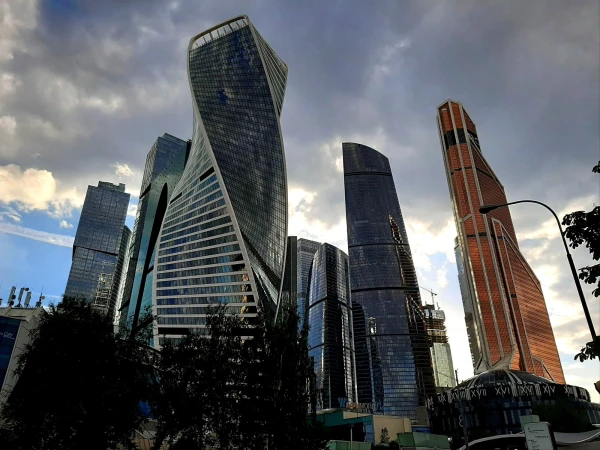 Высотки делового центра Москва-Сити