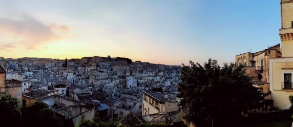 Вечерняя панорама Матеры