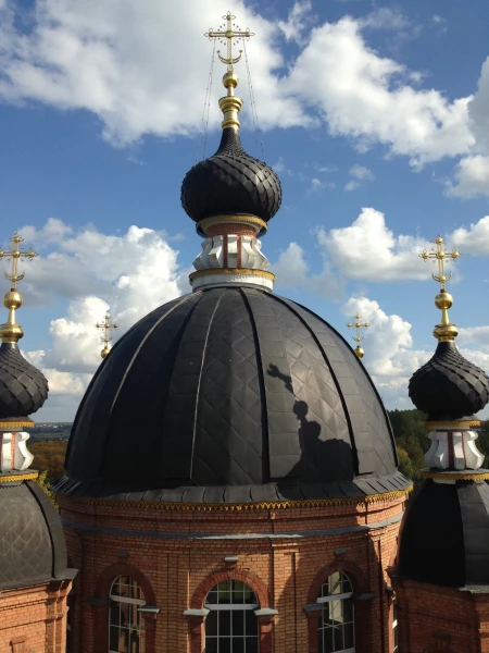 Купола собора. Вид с колокольни