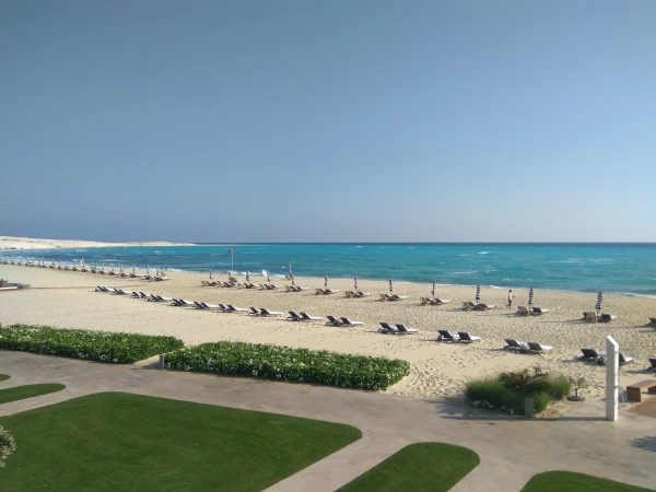 Отель Al Alamein. Пляж.