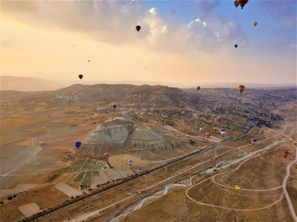 рассвет над Каппадокией