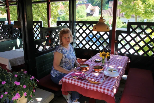 В ресторане "Gostilna Francl" (Целе).
