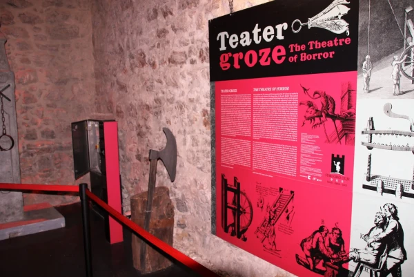 Башня Фредерика. Выставка орудий пыток XVI – XVIII веков “Teater Groze”. 