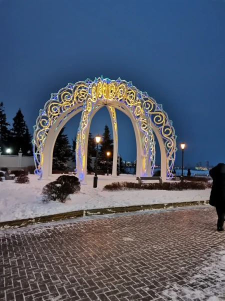 Новогодняя инсталляция в Казанском Кремле