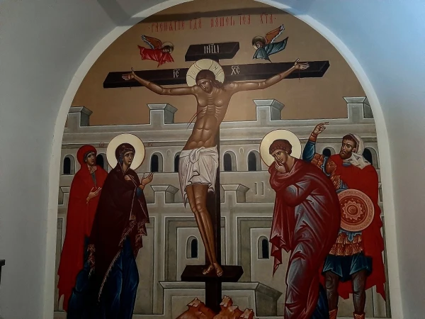 В церкви в честь Преображения Господня