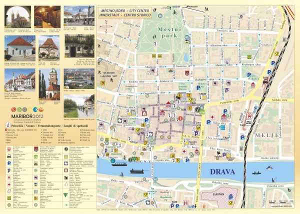 Карта Марибора.