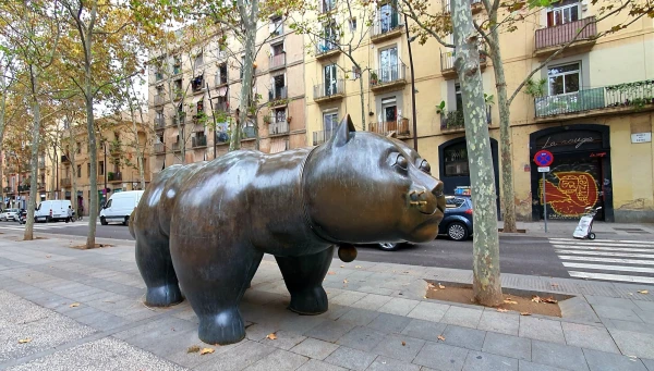 Кот Ботеро (Gato de Botero)