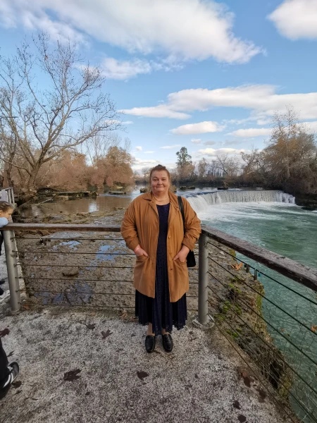 Я около водопада