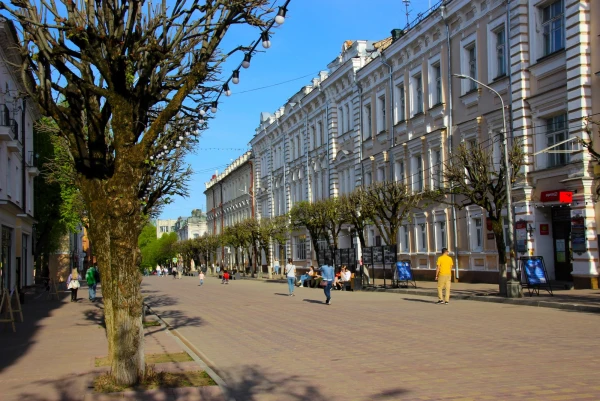 Смоленск. Улица Ленина. Областной Дворец культуры профсоюзов. 