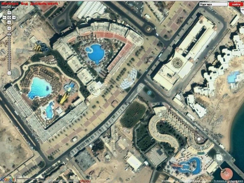Аквапарк SINDBAD со спутника