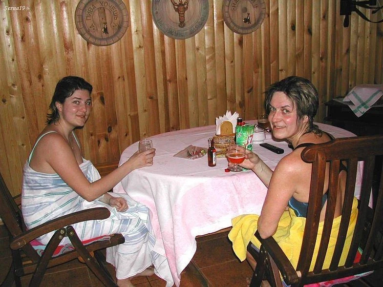 В любимой сауне