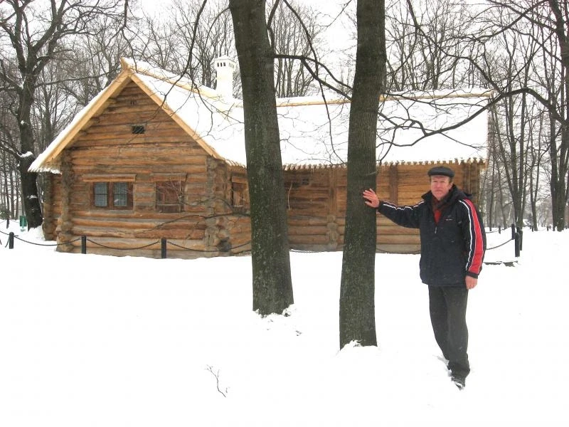 Мемориальный домик Петра I. 1702 г. из Архангельска.