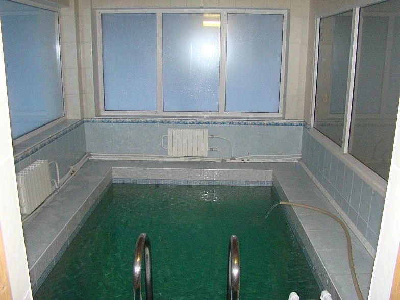 Бассейн в сауне