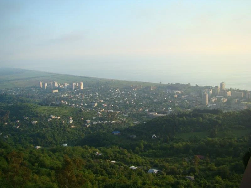 Панорама г. Гагра со смотровой площадки