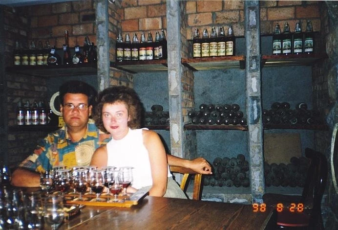 На дегустации Массандровских вин