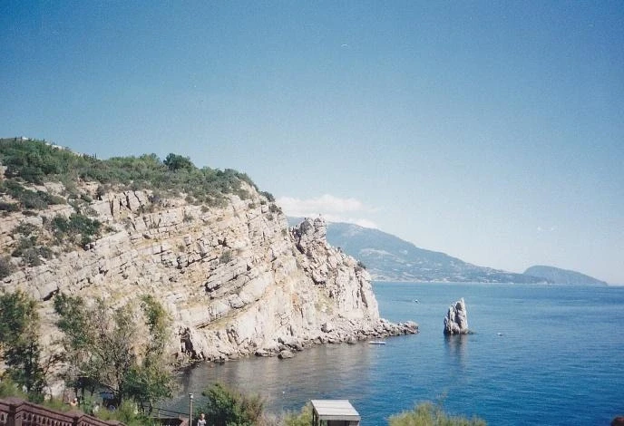 Панорама с площадки Ласточкиного гнезда