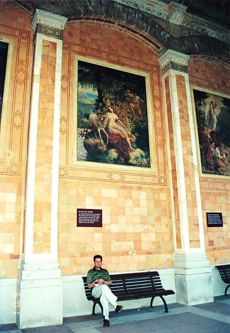 Баден-Баден. Павильон минеральных вод Trinkhalle. "Зал для питья" - минеральной воды, естественно