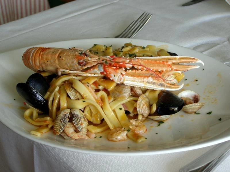 Паста с гадами морскими, Позитано