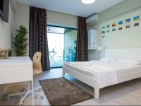 Chic Studio Blue Bike Apartment 