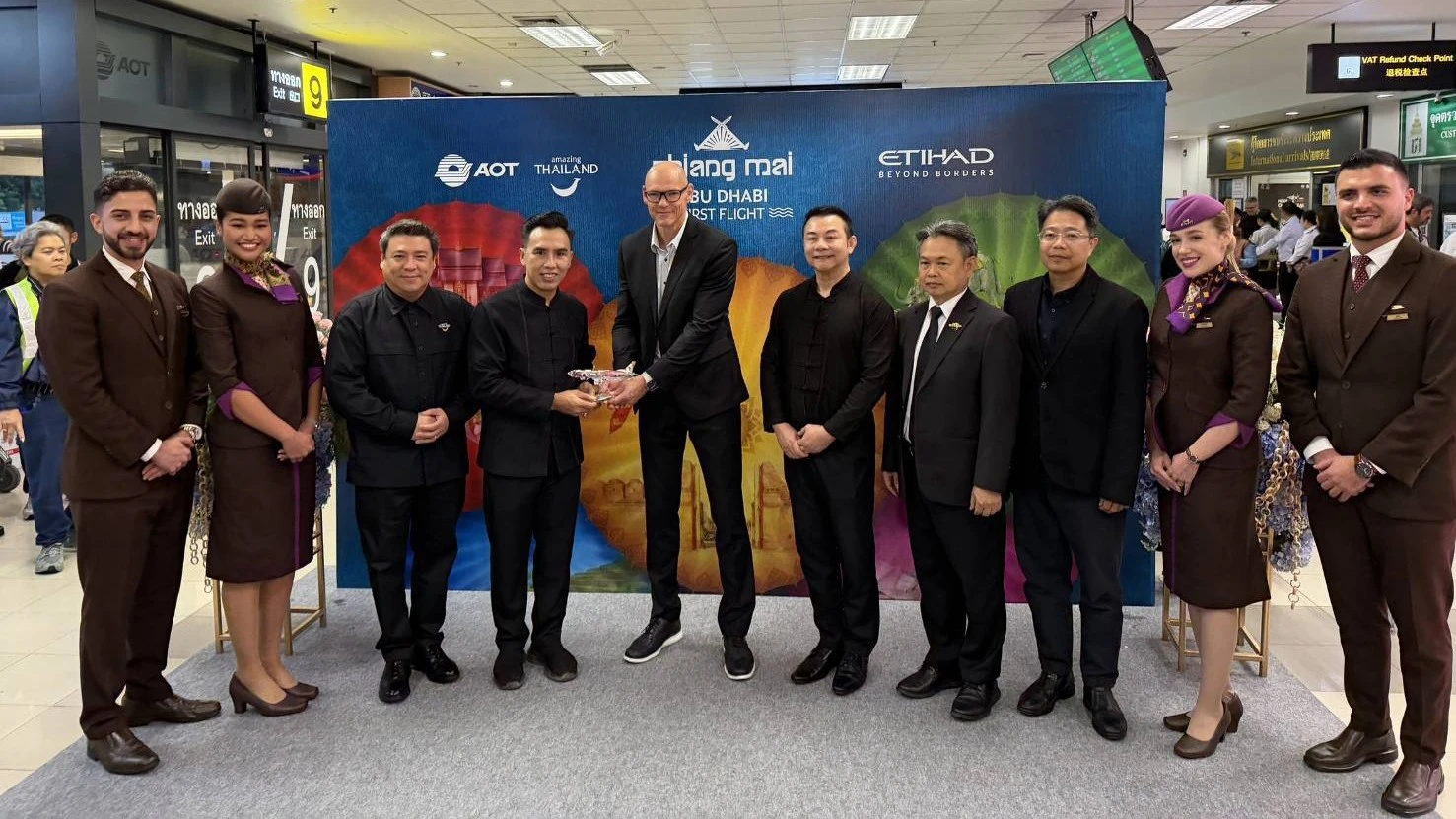 Таиланд приветствует рейс Etihad Airways «Абу‑Даби – Чиангмай» в рамках стратегии «Airline Focus» TAT