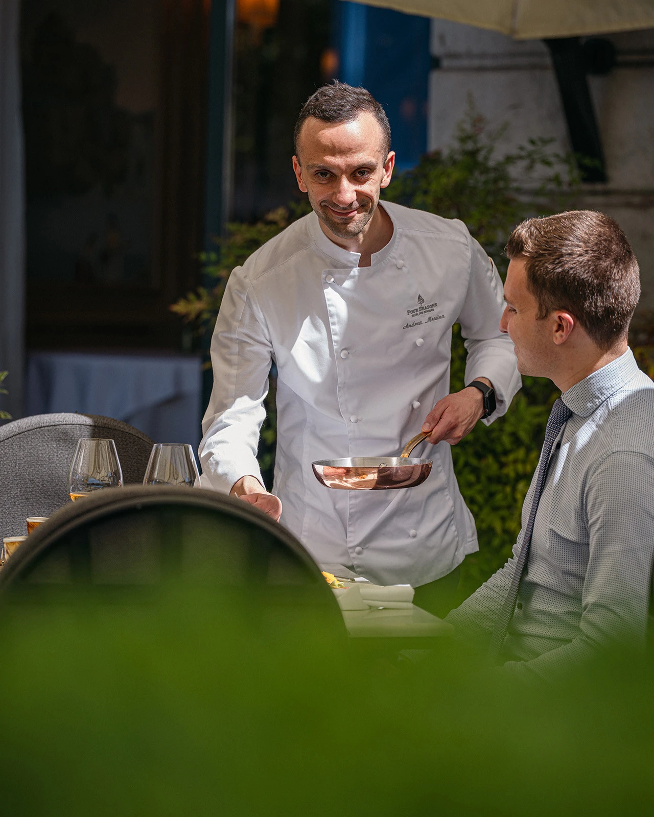 Отель Four Seasons des Bergues в Женеве назначил Андреа Мессину шеф-поваром ресторана Il Lago