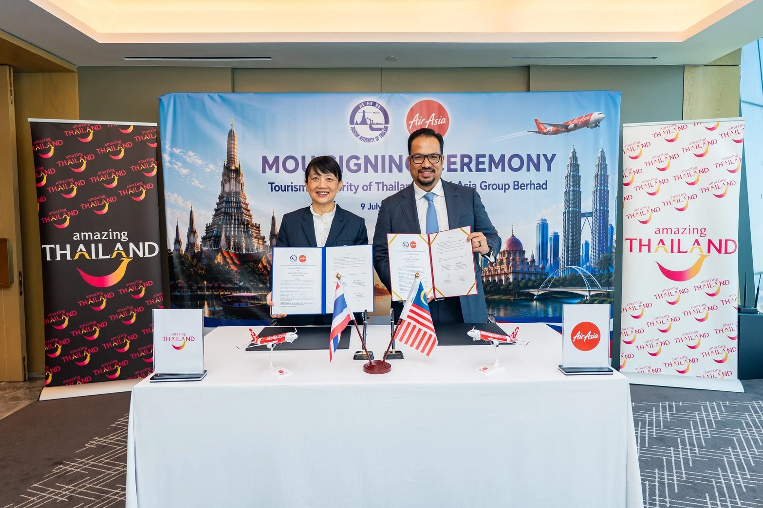 ТАТ и AirAsia Group подписали трёхлетнее соглашение о туристическом партнёрстве