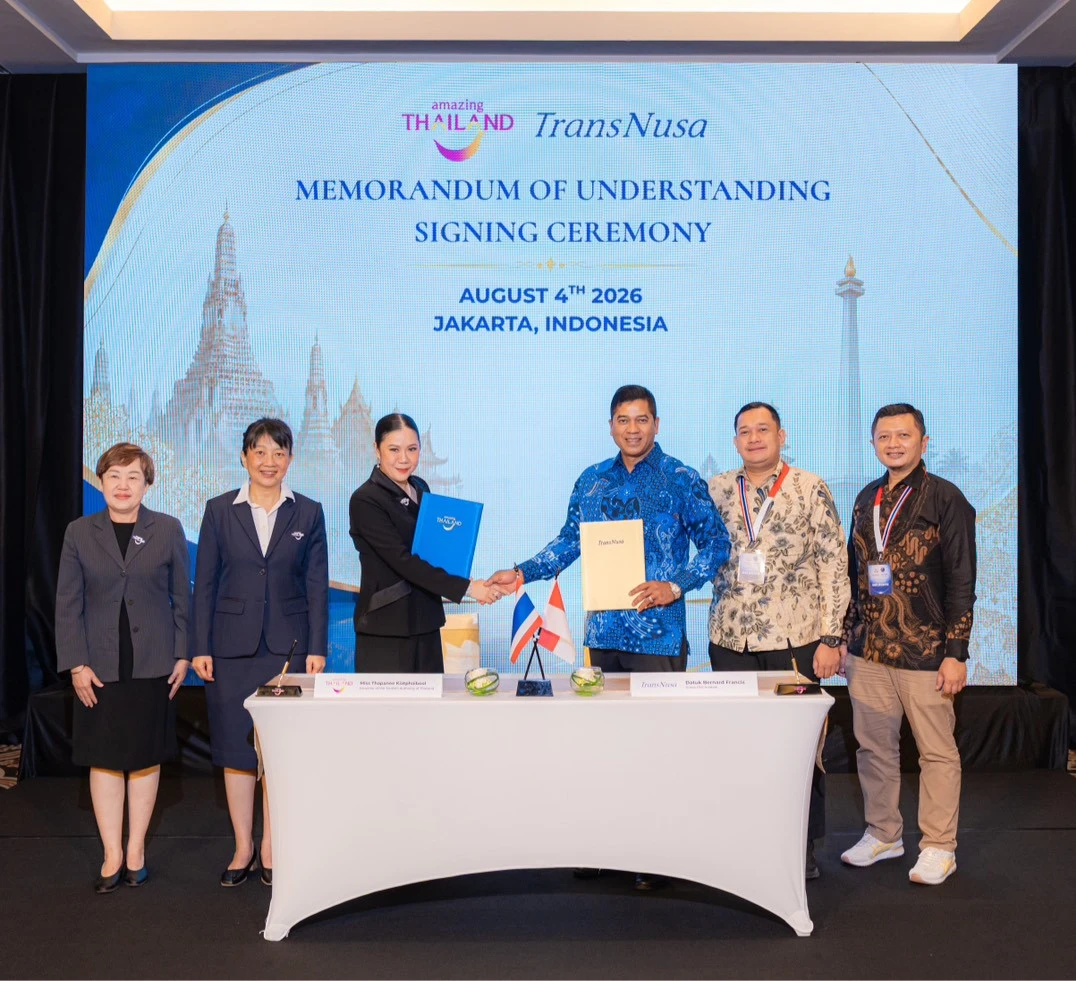 TAT подписывает стратегические партнерства с авиакомпанией TransNusa и платформой Traveloka