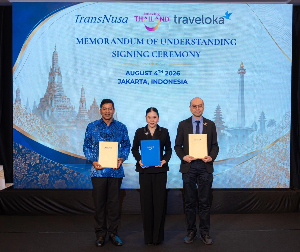 TAT подписывает стратегические партнерства с авиакомпанией TransNusa и платформой Traveloka