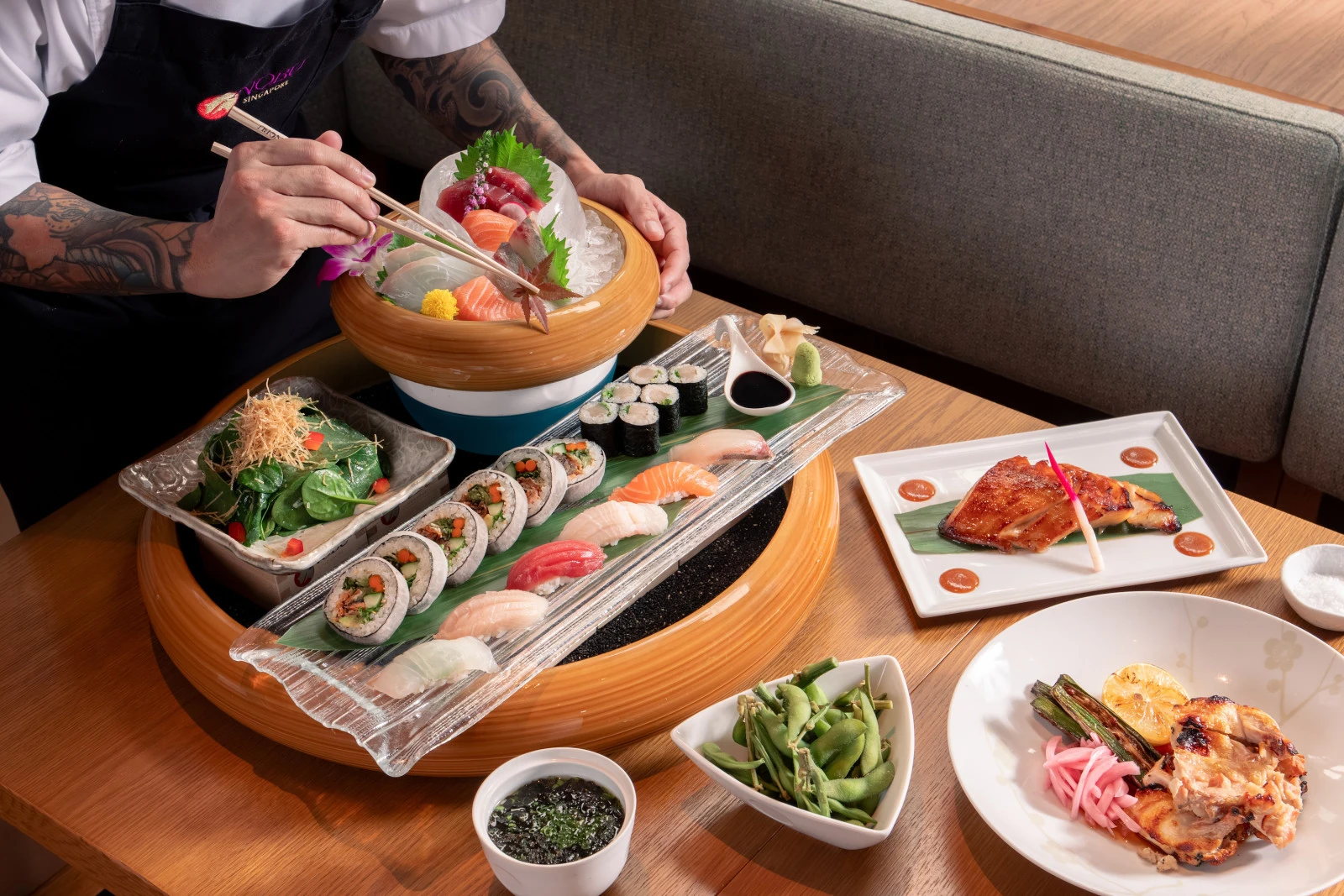 Nobu Singapore представляет Sunday Sushi Social, авторский Sake Trolley и After Brunch в Nobu Bar