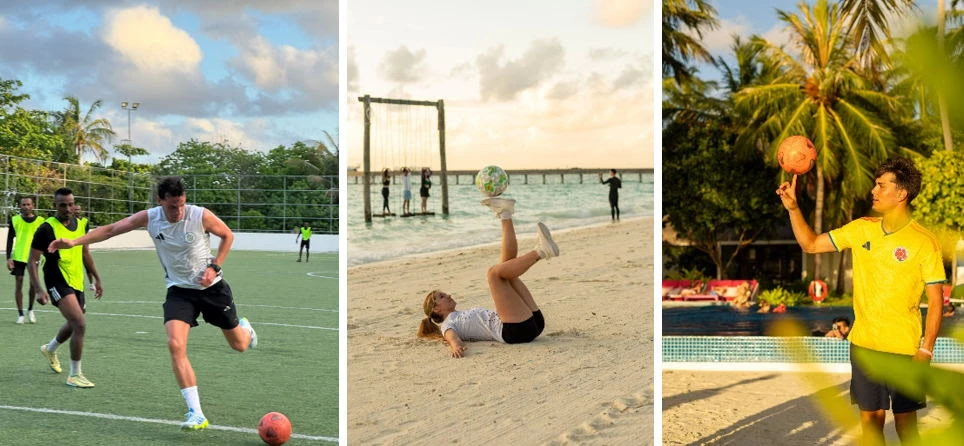 Kandima Maldives объединяет международных футбольных звёзд и выставку «Искусство для биоразнообразия», поддержанную ПРООН