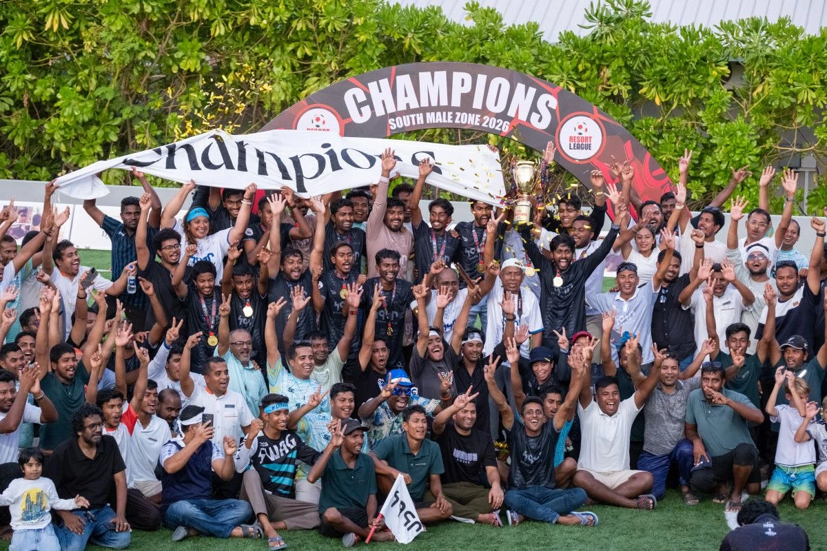 Незабываемая ночь: Sun Siyam Olhuveli — чемпион Resort League 2026 в Южной зоне Мале по футболу