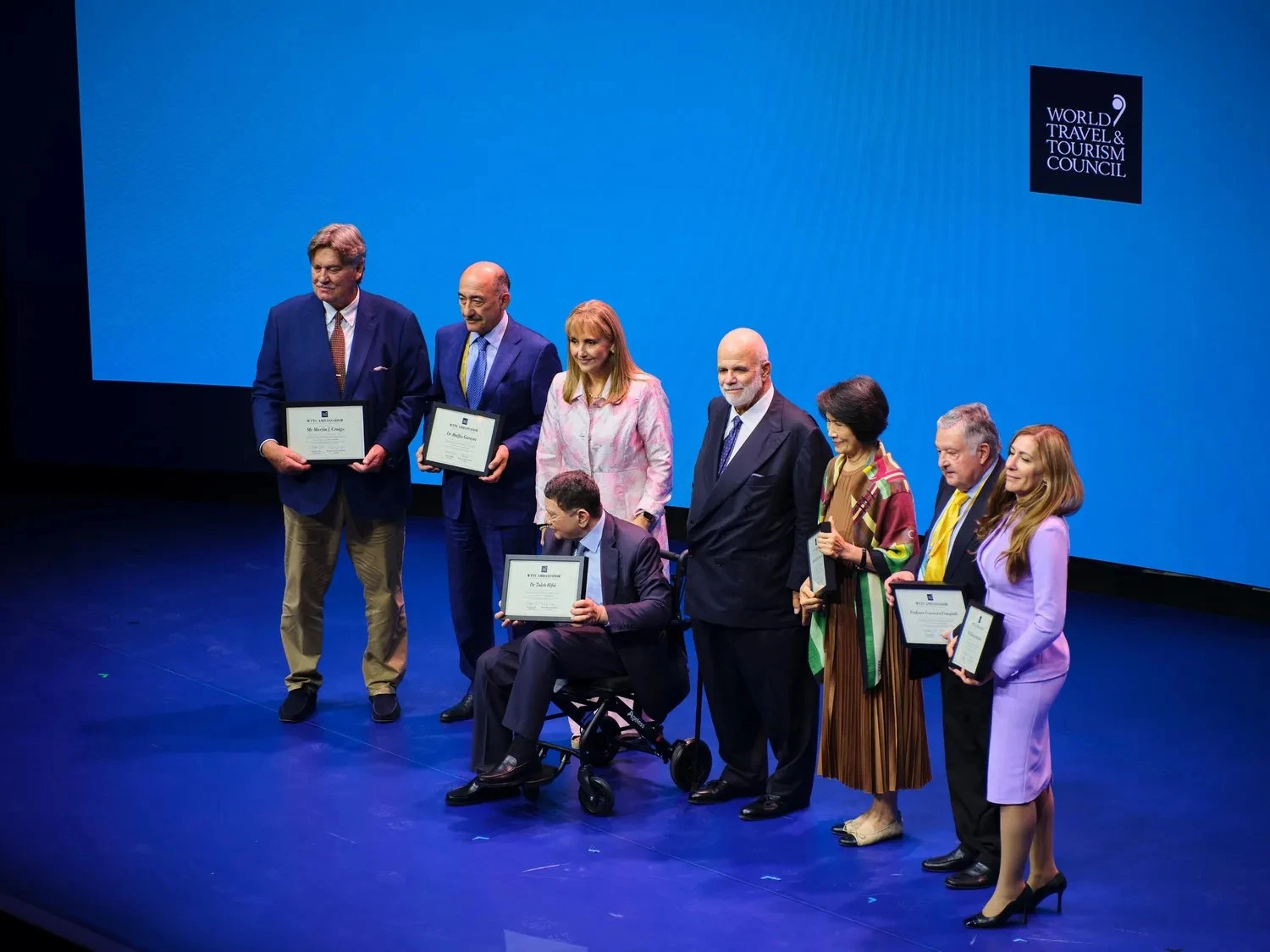 WTTC отмечает вклад глобальных послов, продвигающих туризм по всему миру