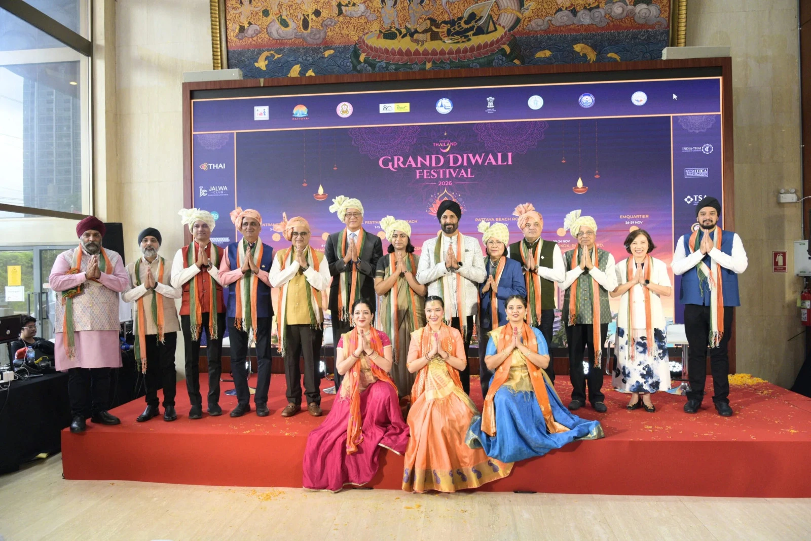 Фестиваль Amazing Thailand Grand Diwali 2026 пройдёт в трёх провинциях Таиланда в ноябре